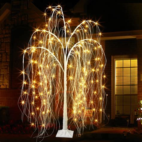 fake willow|christmas weeping willow tree.